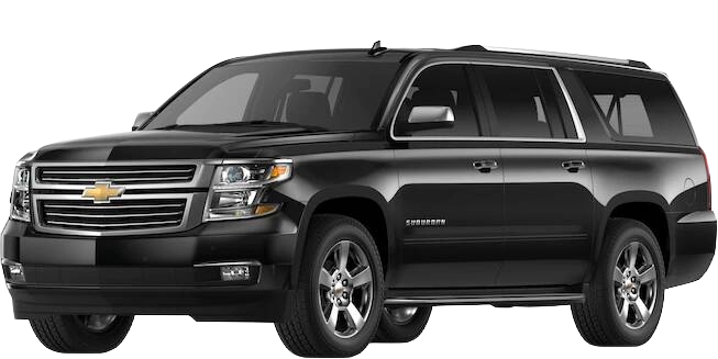The black Chevrolet Suburban used for Sami's Car Service