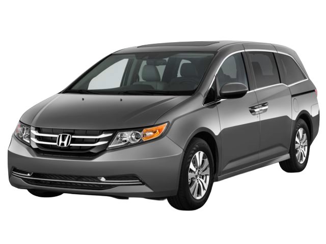 The gray Honda Odyssey used for Sami's Car Service